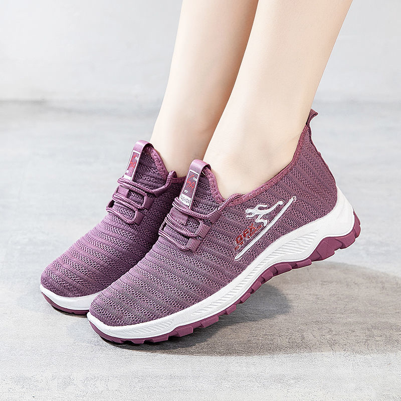 Women's Lace Up Summer Sports Shoes Breathable Lightweight Walking Sneaker Ladies Running Jogging Canvas Shoes