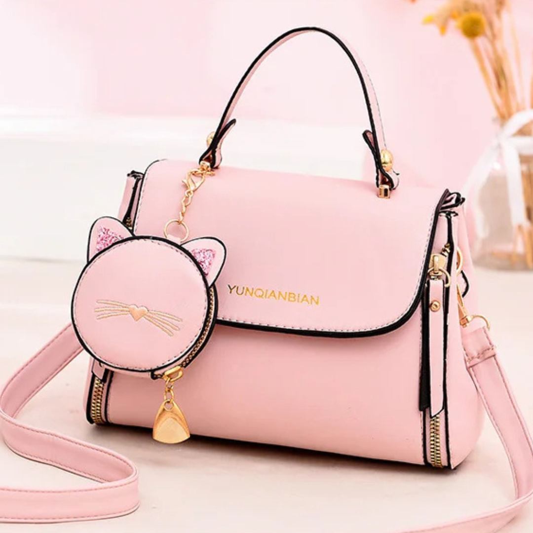 Cute Cat Design Handbags